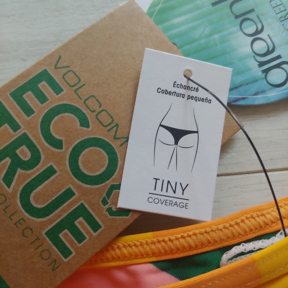 VOLCOM NEW Along the Lines Tiny Bikini Bottom - Picture 11 of 12